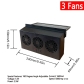 3 Fans Black