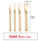 gold 3mm 1set