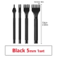 black 5mm 1set